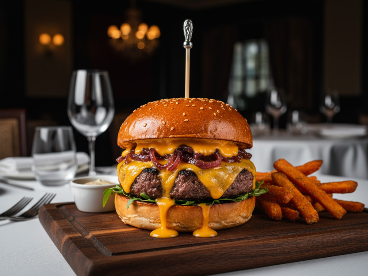 Gourmet Rind-Burger